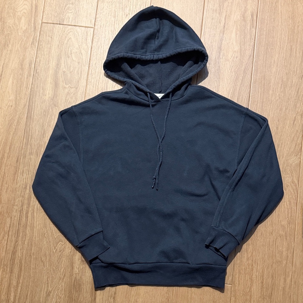 Universal Thread Fleece Hoodie Sweatshirt Charcoal Gray Cozy Pullover XS